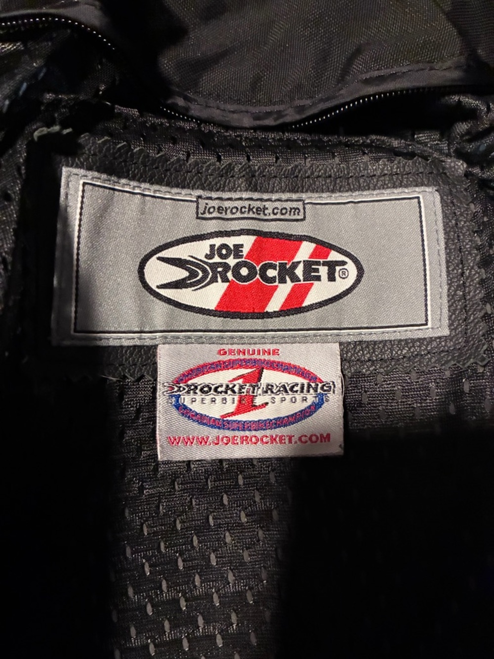 Joe Rocket leather motorcycle jacket, size large, good used condition - Picture 11 of 13
